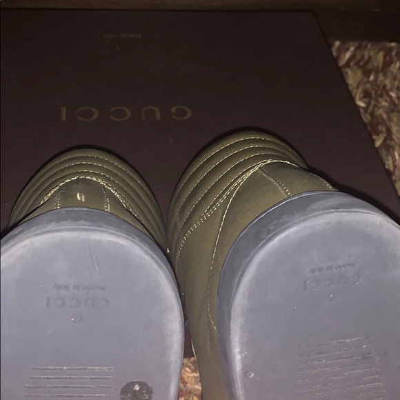 Green Gucci sneakers - Picture 6 of 8